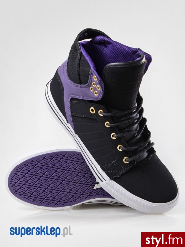 Supra BUTY SKYTOP HOLT S18172 (BPL) 45 Czarny Skate - Pozostałe Buty Moda