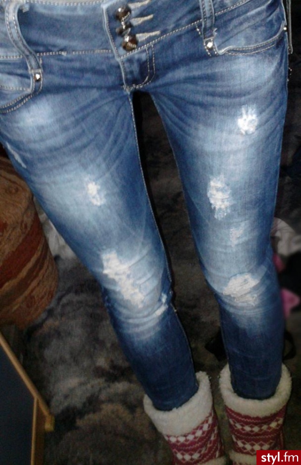Jeansy Spodnie Moda