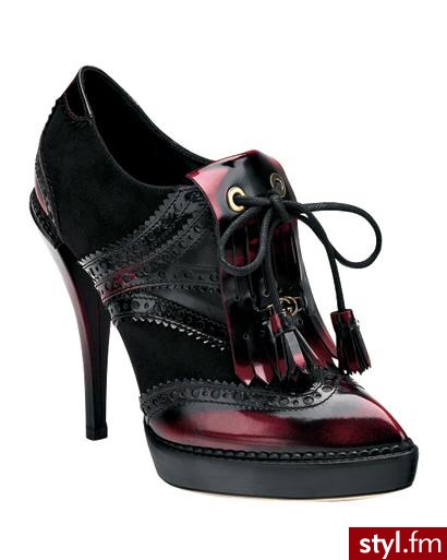 skórzano - zamszowe botki, Gucci 850$ - Pozostałe Buty Moda