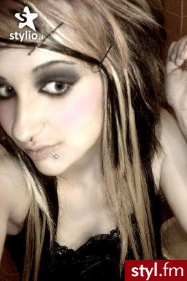 EMO Alternatywne Średnie Fryzury