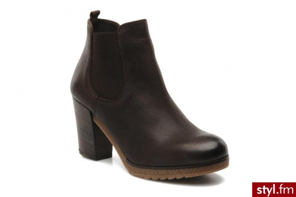 Unisa PÓŁBUTY I BOTKI GAUTE BY UNISA (Brązowy) - Botki Buty Moda