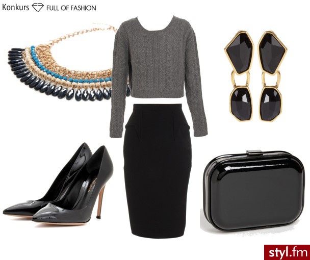 Czerń i błyskotki - Konkurs - Full of Fashion Styler