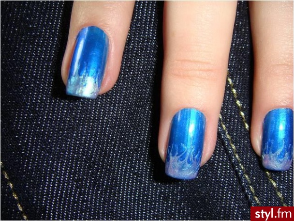 blue - Paznokcie