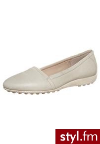 ecco FRILL Baleriny beżowy - Balerinki Buty Moda