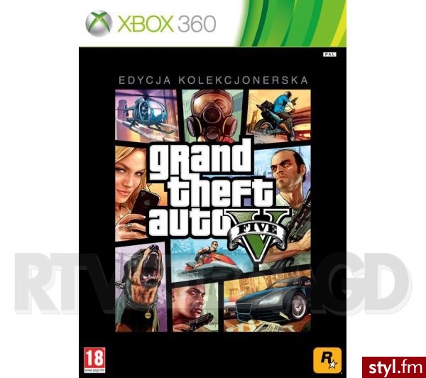 Grand Theft Auto V - Edycja Kolekcjonerska (Gra Xbox 360) - Bransoletki Biżuteria Moda