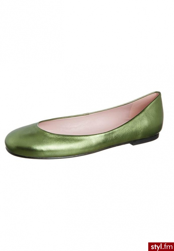 Pretty Ballerinas WONDER Baleriny zielony (37218 Wonder) - Balerinki Buty Moda