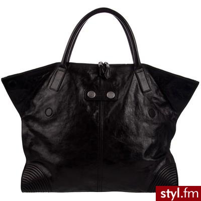 ALEXANDER MCQUEEN 246956 BLACK LEATHER KN13O06 - Polyvore. Pobrano ze strony: http://www.polyvore.com/alexander_mcqueen_246956_black_leather/thing?id=20804568 - Pozostałe Torebki Moda