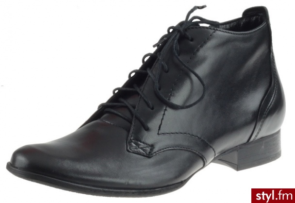 Nessi Półbuty 24801 Czarne - Półbuty Buty Moda