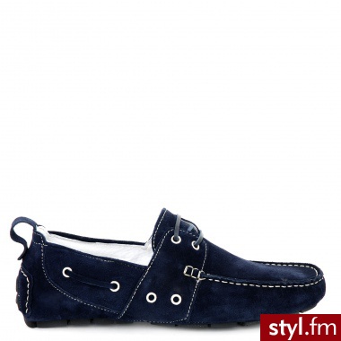 Venezia PÓŁBUTY MĘSKIE 87 CAMO BLU - Półbuty Buty Moda