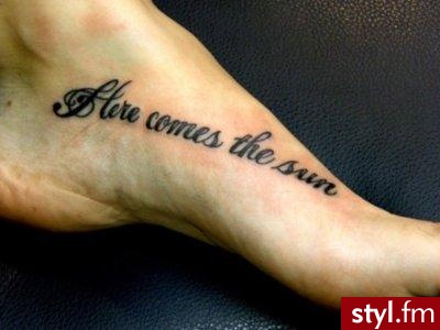 Here comes the sun - Tatuaże