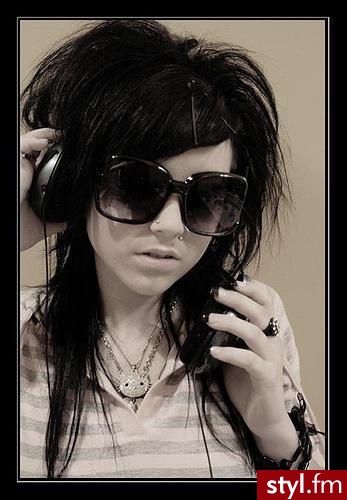 EMO Alternatywne Średnie Fryzury