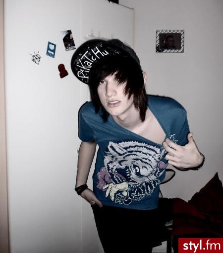 EMO Alternatywne Średnie Fryzury