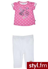 Blue Seven Legginsy różowy - Leginsy Spodnie Moda