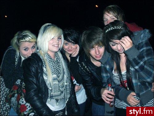 EMO Alternatywne Średnie Fryzury