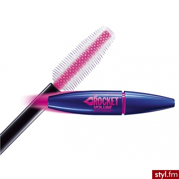 MAYBELLINE Mascara The Rocket Volum Express Black Czarna - Dzienne Makijaże