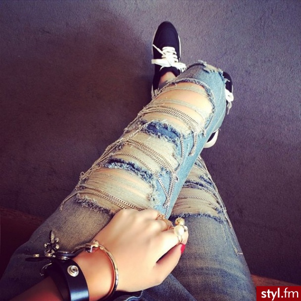 Jeansy Spodnie Moda