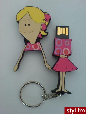 Pendrive. Pendrive-pamiec usb z Angelą z Włatcy Móch...;)
Na allegro dostępne też są postacie takie jak:Maślana, Konieczko, Anusiak, Czesio...;)
Polecam! - Gadżety Inne Moda