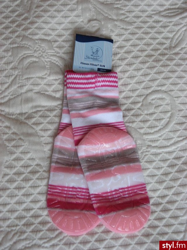 Sterntaler Skarpetki ABS SUN 23/24 80320 kolor 723 - Rajstopy Bielizna Moda