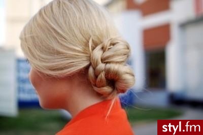 Blond Upięcie Proste Na co dzień Krótkie Fryzury