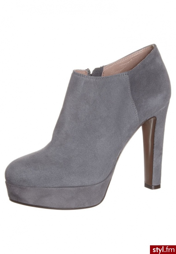 L’Autre Chose Botki na platformie szary (LD2791.12WP00540) - Botki Buty Moda