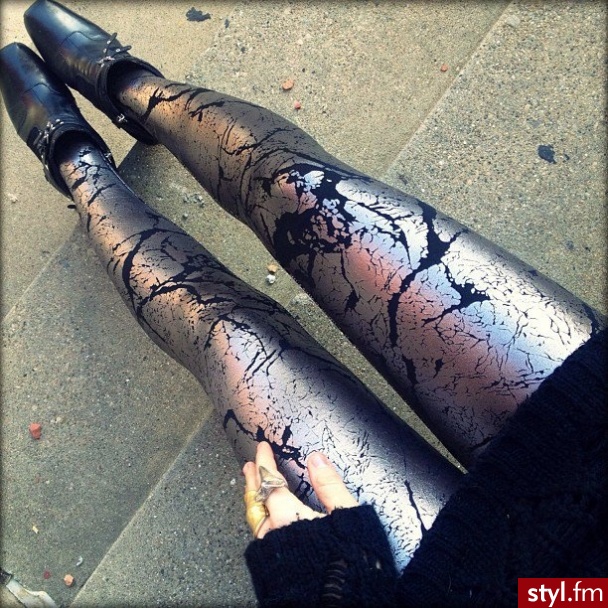 Leginsy Spodnie Moda
