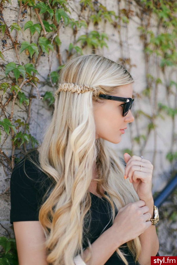 Blond Upięcie Kręcone Na co dzień Długie Fryzury