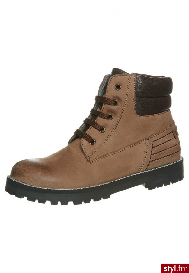 fullstop. Botki sznurowane brązowy (CH-2429) - Botki Buty Moda