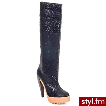 Kallisté BUTY BOTTE 5961 Nero - Kozaki Buty Moda