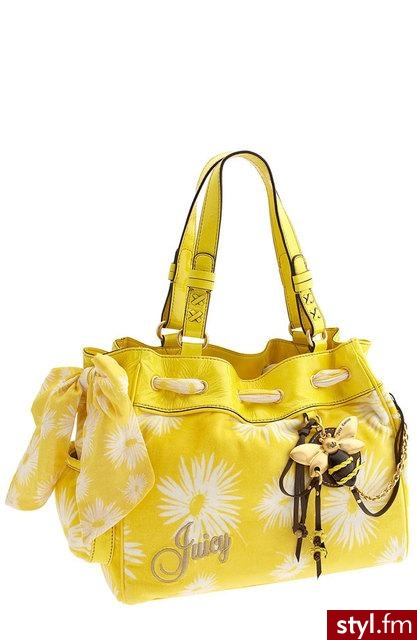 Torebka 'Daisy Print Daydreamer' od Juicy Couture. Cena: $228 / zauważyłam, że ktoś z nudów polubił dawać mi same oceny jeden. jeśli masz jaja, to napisałbyś chociaż, dlaczego ;) - Pozostałe Torebki Moda