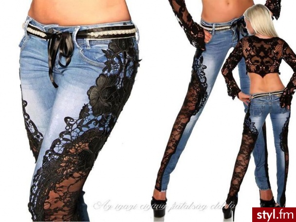 Jeansy Spodnie Moda