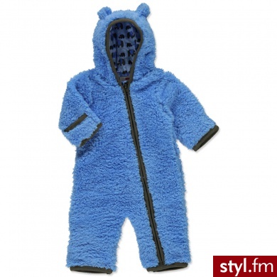 NAME IT Boys Baby Kombinezon polarowy MADS azure blue niebieski - Pozostałe Spodnie Moda