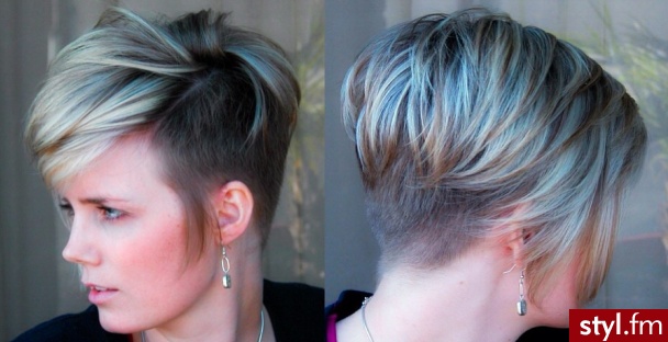 Blond Rozpuszczone Proste z grzywką Na co dzień Krótkie Fryzury