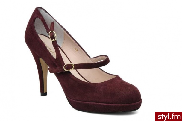 Georgia Rose CZÓŁENKA MATYS BY GEORGIA ROSE (Bordowy) - Czółenka Buty Moda