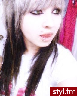 EMO Alternatywne Średnie Fryzury