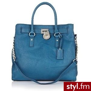 MICHAEL Michael Kors Hamilton Leather Tote - Leather - Bloom... - Polyvore. Pobrano ze strony: http://www.polyvore.com/michael_michael_kors_hamilton_leather/thing?id=18814374 - Pozostałe Torebki Moda