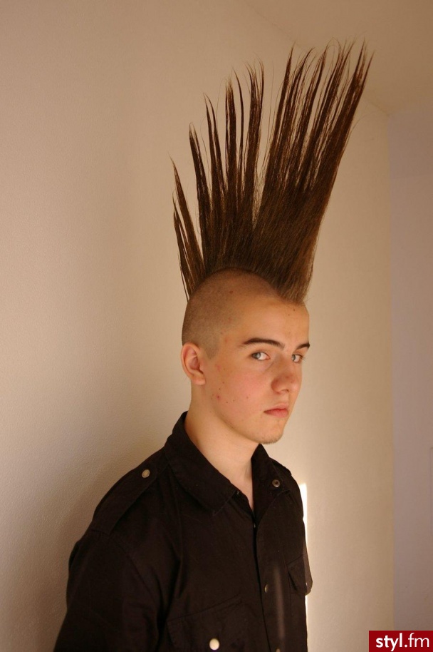 Punk Rock Alternatywne Średnie Fryzury