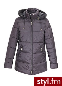 Bonprix Długa kurtka czarny 930384_10164 - Kurtki Okrycia Moda