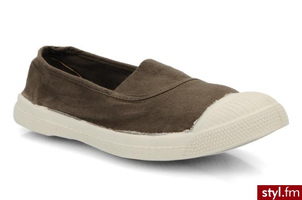 Bensimon BALERINKI TENNIS ELASTIQUE BY (BEŻOWY) (Beżowy) - Balerinki Buty Moda
