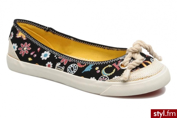 ROCKET DOG BALERINKI TIKI BY (Czarny) - Balerinki Buty Moda