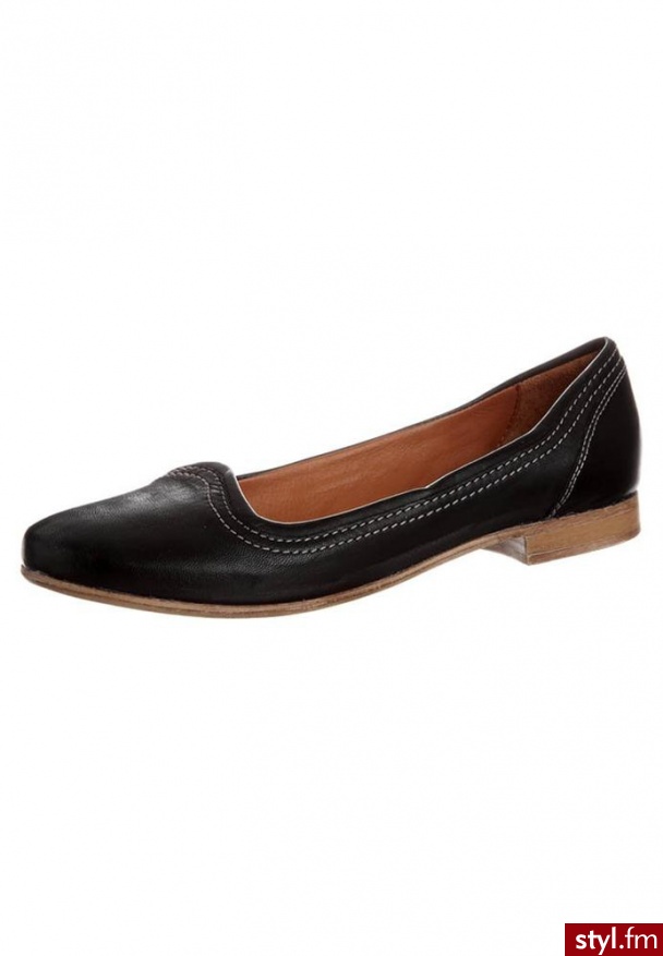 Zign Baleriny czarny - Balerinki Buty Moda