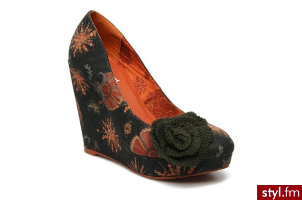 Desigual PÓŁBUTY I BOTKI AGUILA BY DESIGUAL (Pomarańczowy) - Botki Buty Moda