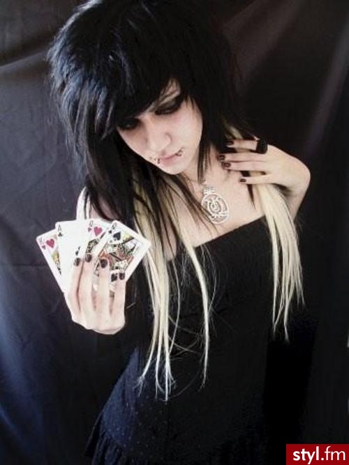 EMO Alternatywne Średnie Fryzury