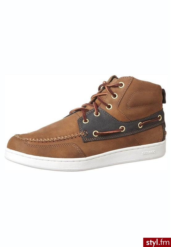 Sebago WENTWORTH Botki sznurowane brązowy - Botki Buty Moda