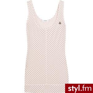 Sonia by Sonia Rykiel Polka-dot jersey tank - Polyvore. Pobrano ze strony: http://www.polyvore.com/polka-dot_jersey_tank/thing?id=27329969 - Pozostałe Ciuchy Moda