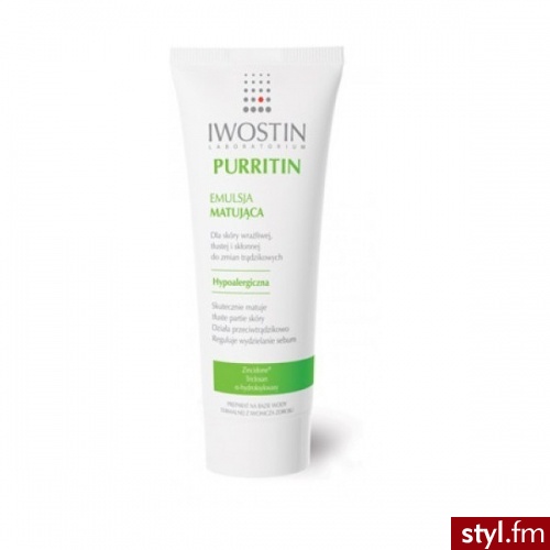 Iwostin Purritin emulsja matująca do skóry trądzikowej 75 ml - Emu Buty Moda