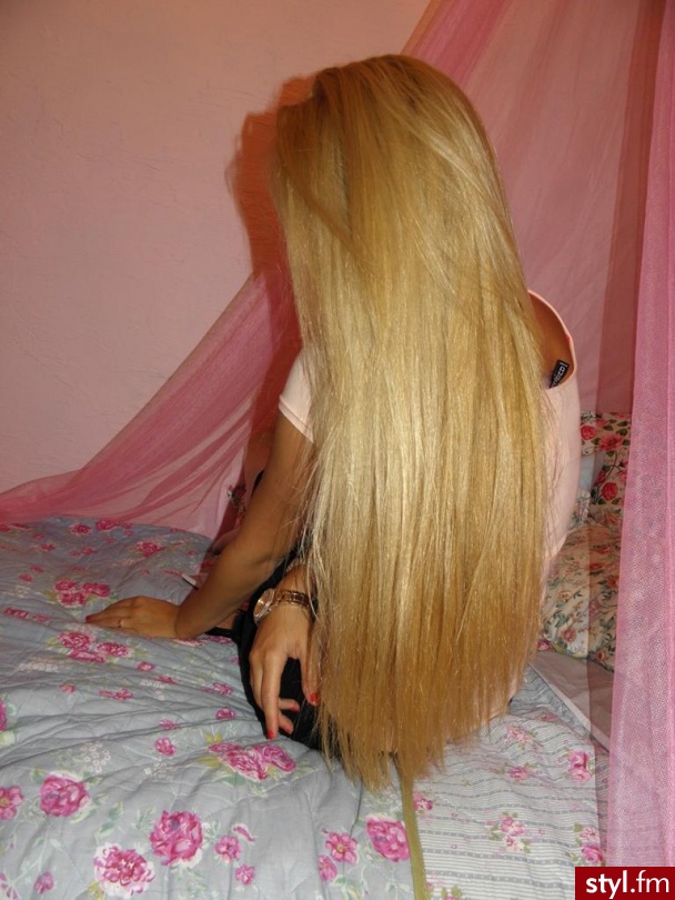moje:) - Blond Rozpuszczone Proste Na co dzień Długie Fryzury