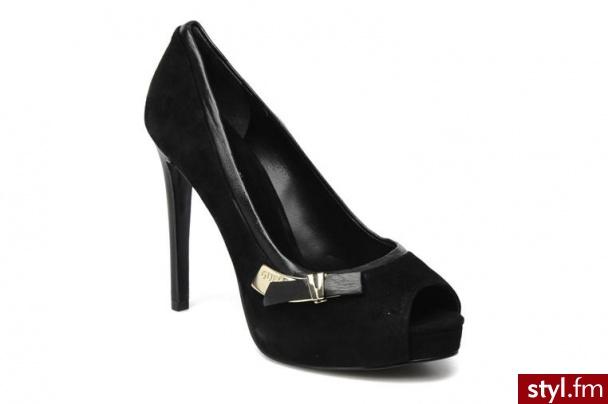Guess CZÓŁENKA HEIKI BY 56739Black - Czółenka Buty Moda