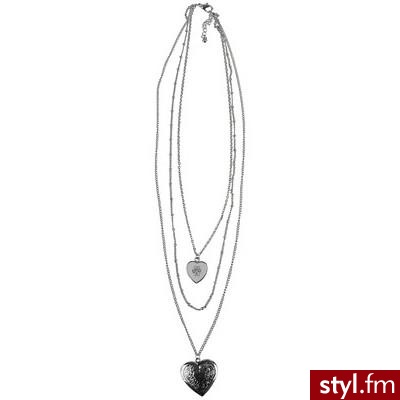 Lover Heart Pendant Necklace - Forever21 - Polyvore. Pobrano ze strony: http://www.polyvore.com/lover_heart_pendant_necklace/thing?id=5317528 - Pozostałe Dodatki Moda