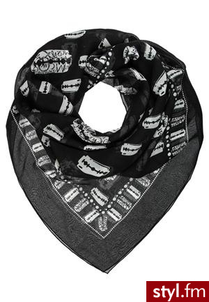 McQ Alexander McQueen Chusta czarny - Apaszki Dodatki Moda