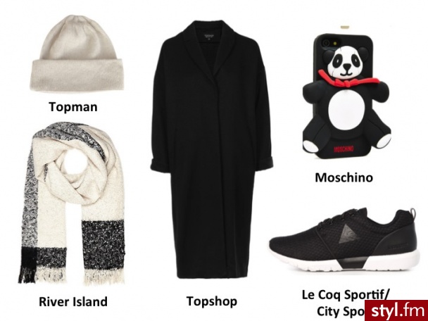 Czarny płaszcz w 5 odsłonach - Pozostałe Ciuchy Moda